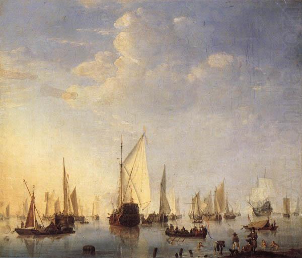 Ships in the Roads, VELDE, Willem van de, the Younger